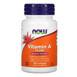 NOW Vitamin A 10 000 IU 100 капс