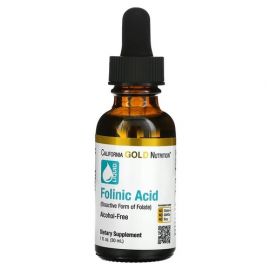 California Gold Nutrition  Folinic Acid 30 ml