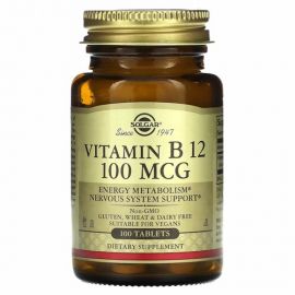 Solgar Vitamin B12 100 мкг 100 таблеток