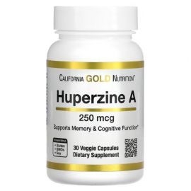 California Gold Nutrition Huperzine A 250 mcg 30 капсул