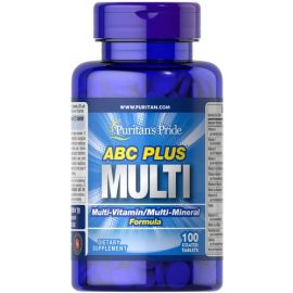 Puritan's Pride ABC Plus Multivitamin and Multi-Mineral Formula 100 таблеток