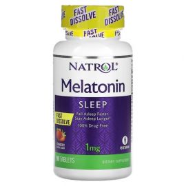 Natrol Melatonin Fast Dissolve Strawberry 1 mg 90 таблеток