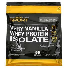 California Gold Nutrition Whey Protein Isolate 2270 g, Шоколад