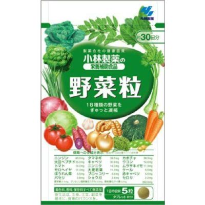 Японские Kobayashi сублимированные овощи 18 видов 150 табл на 30 дней. До 12/2026