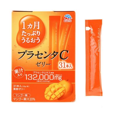 Earth Biochemical Placenta C Jelly Плацента желе с витамином С, 31 шт по 10 г. До 03/2027