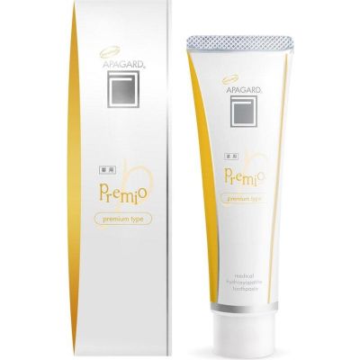 Sangi Apagard Premio Высокоэффективная отбеливающая зубная паста с нано-гидроксиапатитом, мята, 105 г