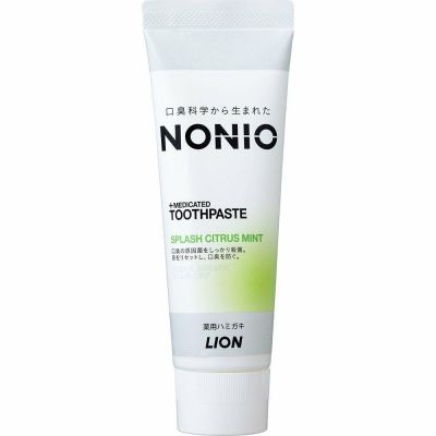 Lion Nonio Hamigaki Splash Citrus Mint профилактическая зубная паста 130 г