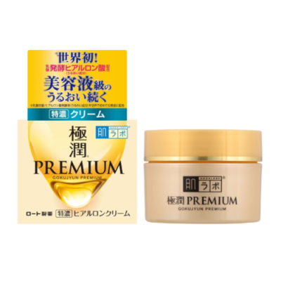 HadaLabo Gokujun Premium Hyaluronic Cream увлажняющий крем, 7 видов гиалуроновой кислоты, 50 г