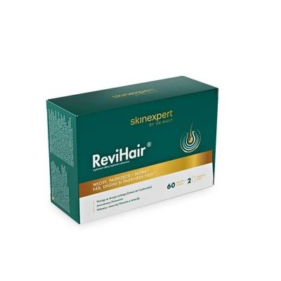 Dr.Max ReviHair с аминокислотами, хвощем, биотином , витаминами, для волос, ногтей, кожи 60 капс. До 10/2027