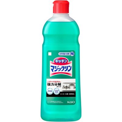 Kao Magiclean Мощное моющее средство для очищения жирных масляных загрязнений на кухонных поверхностях 500мл