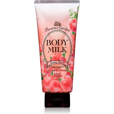 KOSE Precious Honey Peach Молочко для тела с ценными маслами и медово-персиковым ароматом 200 г