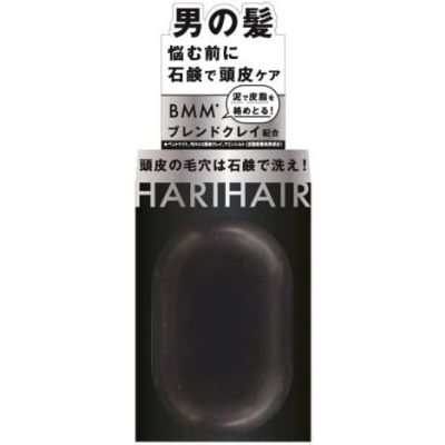 Pelican HariHair мыло для волос с древесным углем, глиной, танином хурмы, морским илом, ментолом 100 гр