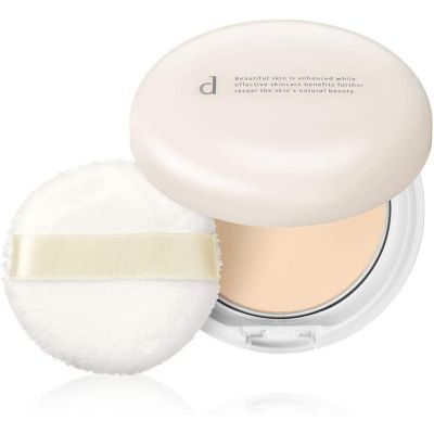 Shiseido d Program Airy Skincare Veil компактная пудра (комплект с пудреницей и пуфом), 10 г