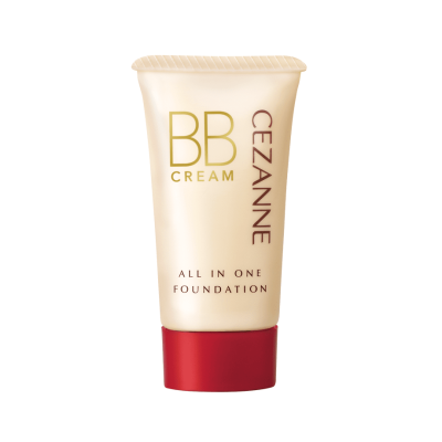 Cezanne BB Cream All in one Foundation SPF23/PA++ ВВ крем 80% ингредиентов сыворотки #01 светлая охра 40 мл