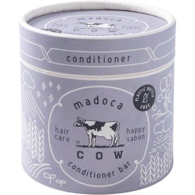 Cow Madoca Conditioner Bar Happy Sabon концентрированный твердый кондиционер для волос, 53 г