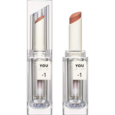 UZU by FLOWFUSHI 38 ℃ / 99F lipstick TOKYO -1: Coral Beige Medium Semi-matte помада-блеск 3,8 г.