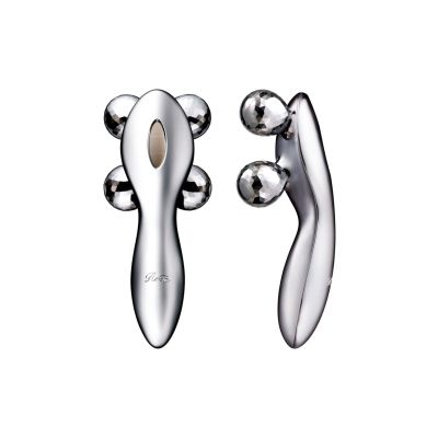 MTG ReFa 4 CARAT RF-FC1932B Platinum массажер для лица и тела, 4 ролика, микротоки, платиновое покрытие