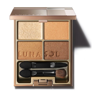 Kanebo LUNASOL Skin Modeling Eyes 02 Бежево-оранжевые тени для век, 6,7 г