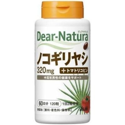 Asahi Dear Natura Saw Palmetto, экстракт со пальметто, ликопин, 120 мягких капсул на 60 дней. До 03/2027