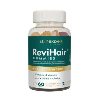 Dr.Max® skinexpert ReviHair® Gummies витамины, минералы, холин для волос и ногтей, 60 желеек. До 08/2025 (арт. Dr.Max0222) – Заказать в Украине, произведено в {kraina_virobnictva}