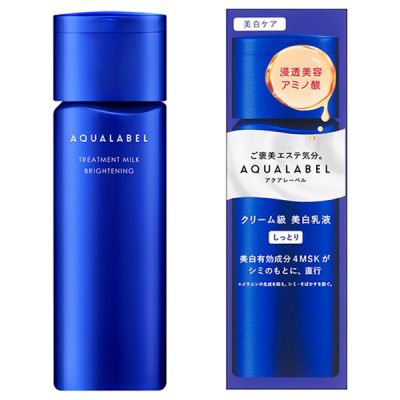 Shiseido Aqualabel Treatment Milk Brightening Увлажняющее, осветляющее молочко, 130 мл