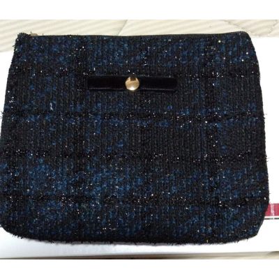 Menard твидовая косметичка с узором 17х14