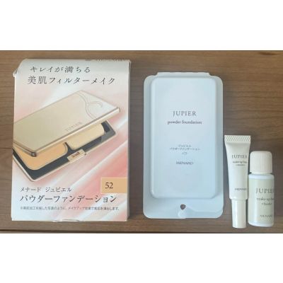 Menard Jupier Powder Foundation 52 Sample компактная пудра, образец, + 2 образца базы под макияж