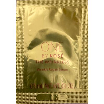 ONE BY KOSE The Wrinkless Repair Serum омолаживающая сыворотка для кожи вокруг глаз и губ, пробник 0.5 мл