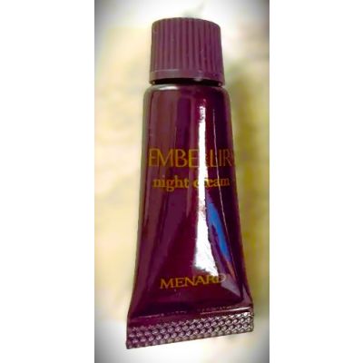 Menard Embellir Night Cream ночной омолаживающий крем с экстрактами грибов Рейши, миниатюра 2г