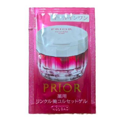 Shiseido Prior Wrinkle Gel all-in-one легкий гель-крем от морщин с ниацинамидом для зрелой кожи, пробник 0,6мл