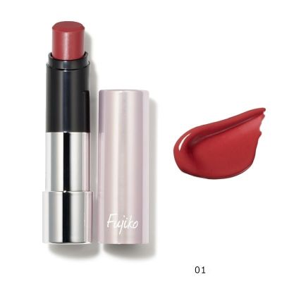 Fujiko No Luck Lip Интенсивно увлажняющий оттеночный бальзам для губ, 01 Cute Rose, 4,1 г