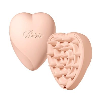 ReFa Heart Brush For Scalp Массажная щетка для ухода за кожей головы, цвет матовый персиковый