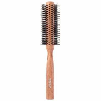 SANBI Roll Brush LC-20 Профессиональный браш для укладки волос феном, дерево, d 42 мм