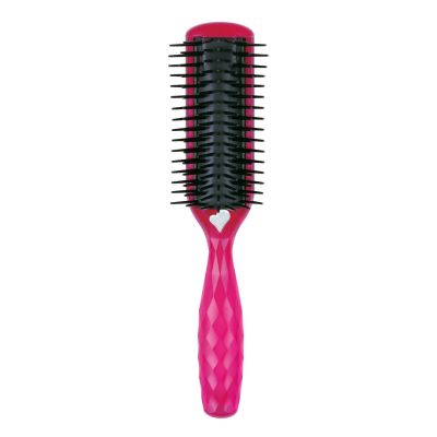 Kai Anti-static Styling Brush L KQ1170 Антистатическая щетка для укладки волос, рубиново-розовая
