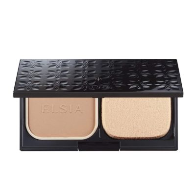 Kose Elsia Platinum BB Powder Foundation SPF21/PA++ Пудровый ВВ крем в футляре со спонжем, 205 Pink Ocher, 10г