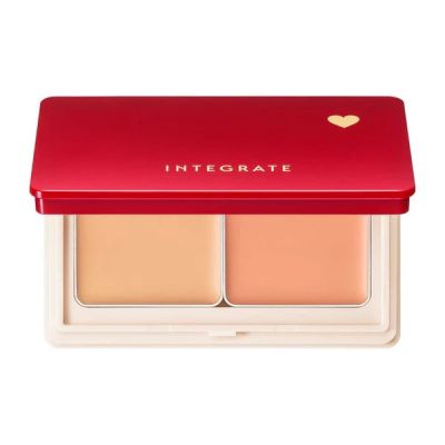 Shiseido Integrate Melty Fit Concealer Палетка консилеров, оттенок желто-бежевый/оранжевый, 4 г