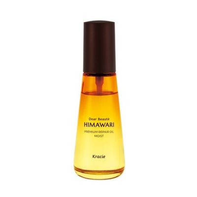 Kracie Dear Beaute HIMAWARI Premium Repair Oil Увлажняющее масло для выпрямления, гладкости волос, 60 мл