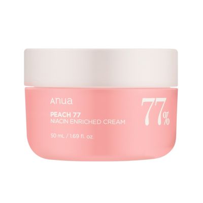 Anua Peach 77% Niacin Enriched Cream Увлажняющий крем с экстрактом персика, 50 мл. До 05/2027