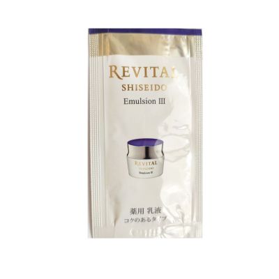 Shiseido Revital Emulsion III Rich Осветляющая восстанавливающая эмульсия для лица, пробник 0,6 г