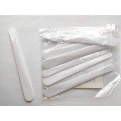 Yiwu Spatula Шпатель для крема, масок двусторонний, пластиковый, 150 мм, 10 шт