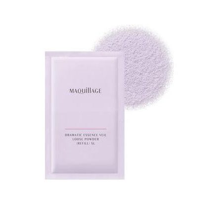 Shiseido Maquillage Dramatic Essence Veil Loose Powder Прозрачная рассыпчатая пудра, сменный блок, лаванда,8 г
