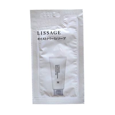 Kanebo Lissage Resage Moist Creamy Soap Увлажняющее кремовое мыло для умывания, пробник 2 г