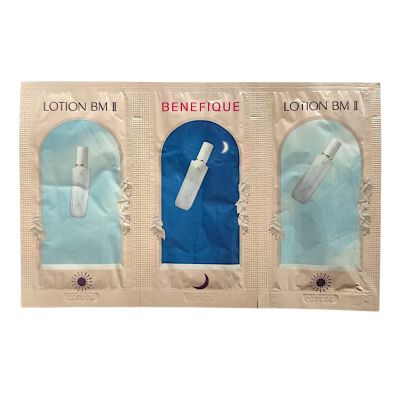 Shiseido Benefique Lotion ВМ II Увлажняющий, осветляющий лосьон, набор пробников 3 шт