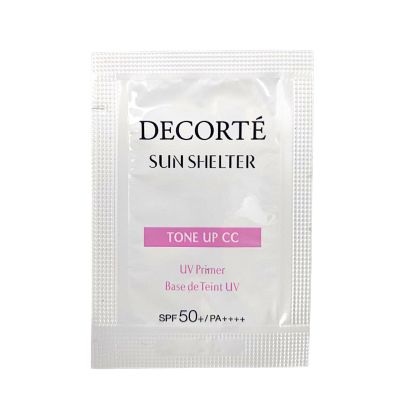 Kose Cosme Decorte Sun Shelter Tone Up CC UV Primer SPF50 PA ++++ #10 СС-крем солнцезащитный, пробник 0,6 г