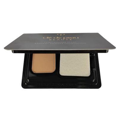 Shiseido Cle De Peau Beaute Teint Poudre Eclat II Radiant Powder Foundation SPF25 Сияющая прессованная пудра,Pink Ochre10, пр.0,8г