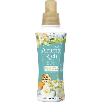 LION Soflan Aroma Rich Claire Парфюмированный кондиционер для белья, аромат нероли, 480 мл