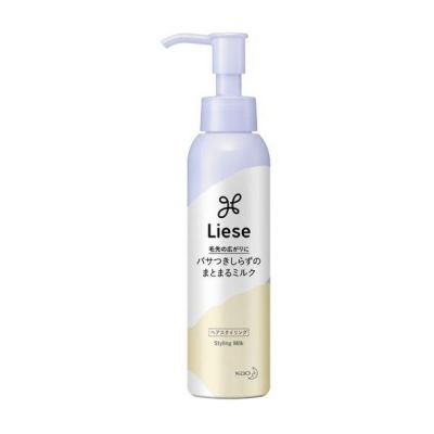 Као Liese Smooth Hair Milk Молочко для укладки, выпрямления волос феном, 120 мл
