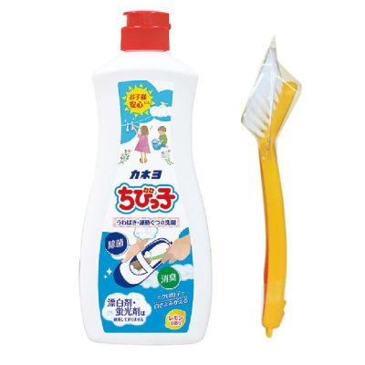 Kaneyo Средство для чистки обуви с щеточкой, аромат лимона, 450 г