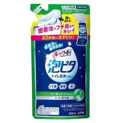 LION Look Plus Awapita Спрей для чистки туалета, аромат прохладного цитруса, пополнение 250 мл