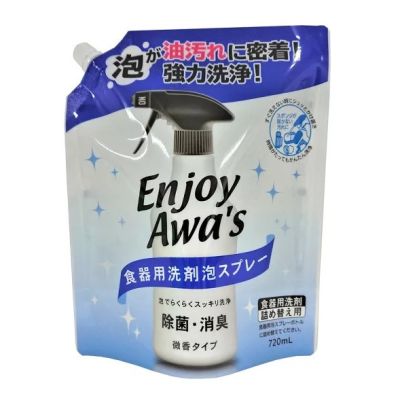 Rocket Soap Enjoy Awas Пена-спрей для мытья посуды, пополнение 720 мл